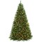 Casafield Realistic Pre-Lit Green Spruce Artificial Holiday Christmas Tree with Sturdy Metal Stand